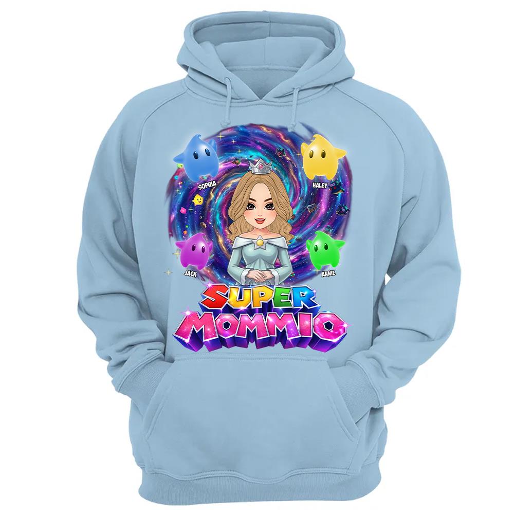 Super Mommio Galaxy Customized Shirt, Gift For Mommy Mama L0411 Hv01