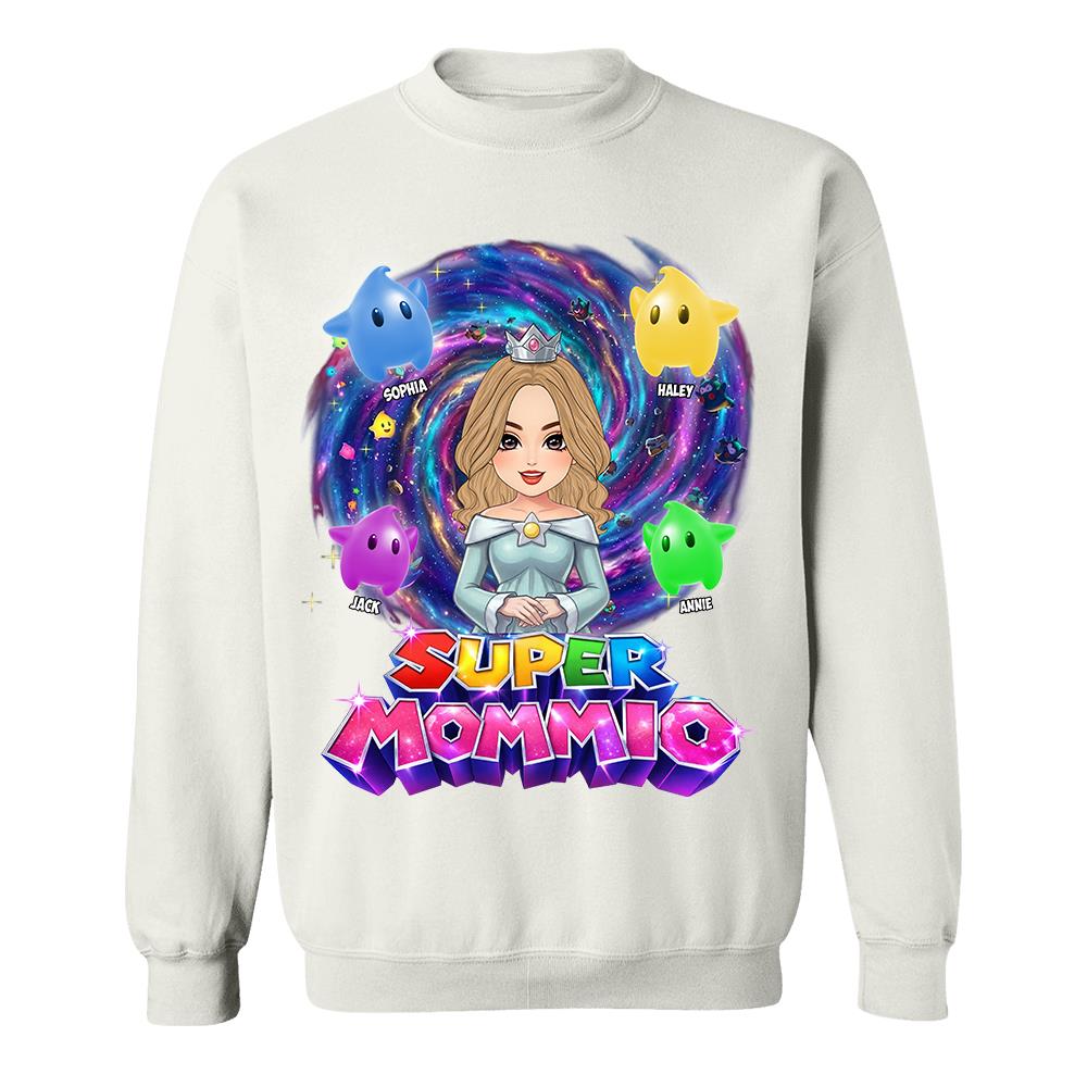 Super Mommio Galaxy Customized Shirt, Gift For Mommy Mama L0411 Hv01