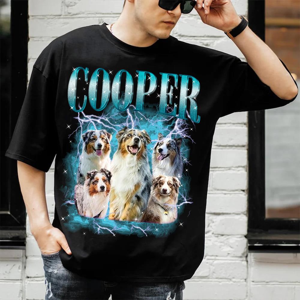 Custom Your Own Bootleg Rap Shirts for Boyfriend Girlfriend Face Shirt with Photo Gift for Him Her Pet Lovers Nh00