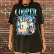 Custom Your Own Bootleg Rap Shirts for Boyfriend Girlfriend Face Shirt with Photo Gift for Him Her Pet Lovers Nh00