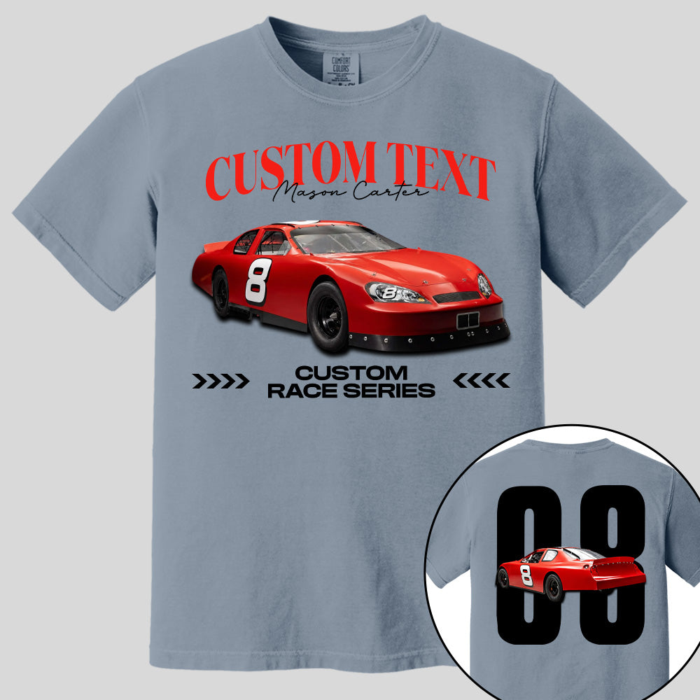 Custom Photo Race Car Shirt - Personalized Shirt For Racing Fan A2110 Pt99