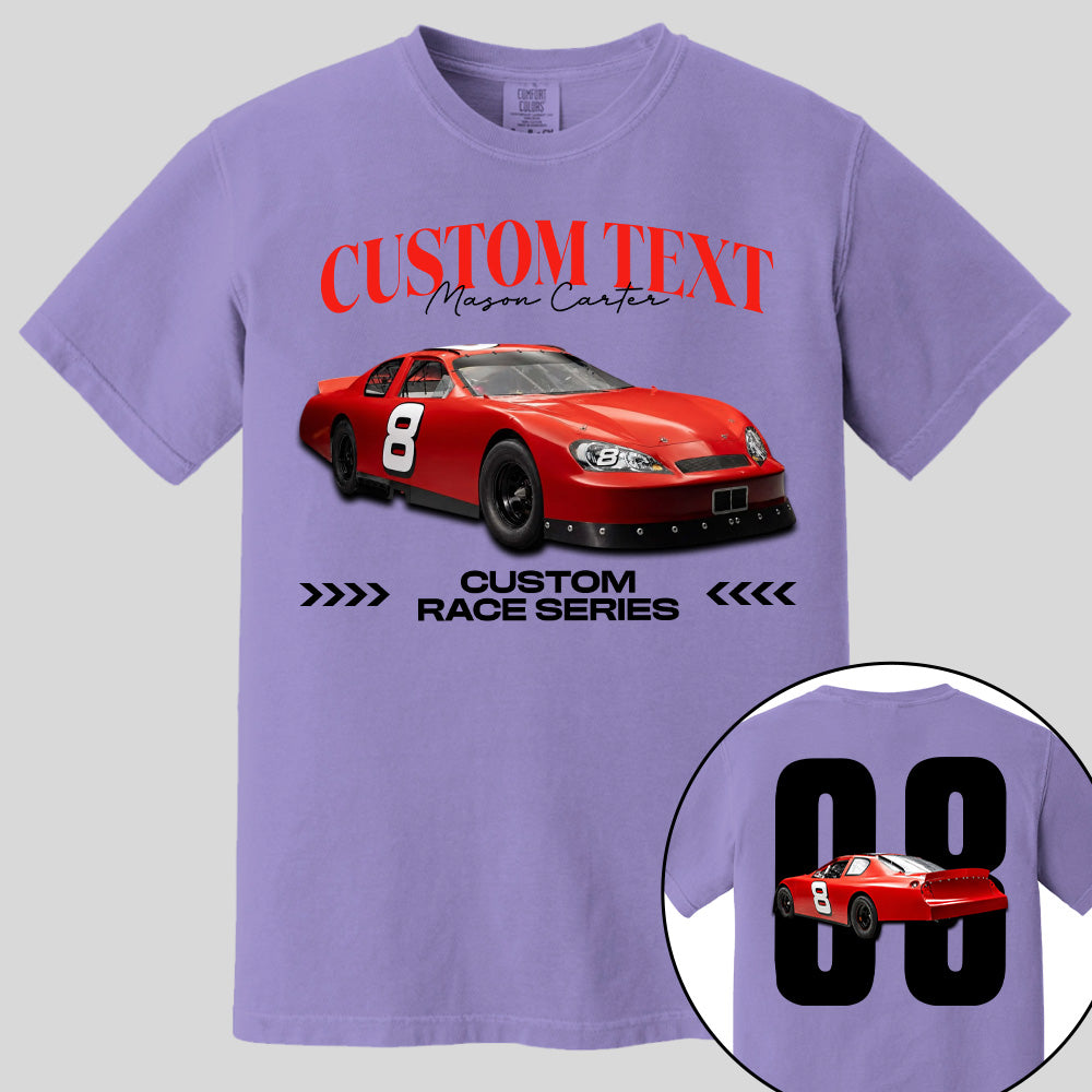 Custom Photo Race Car Shirt - Personalized Shirt For Racing Fan A2110 Pt99
