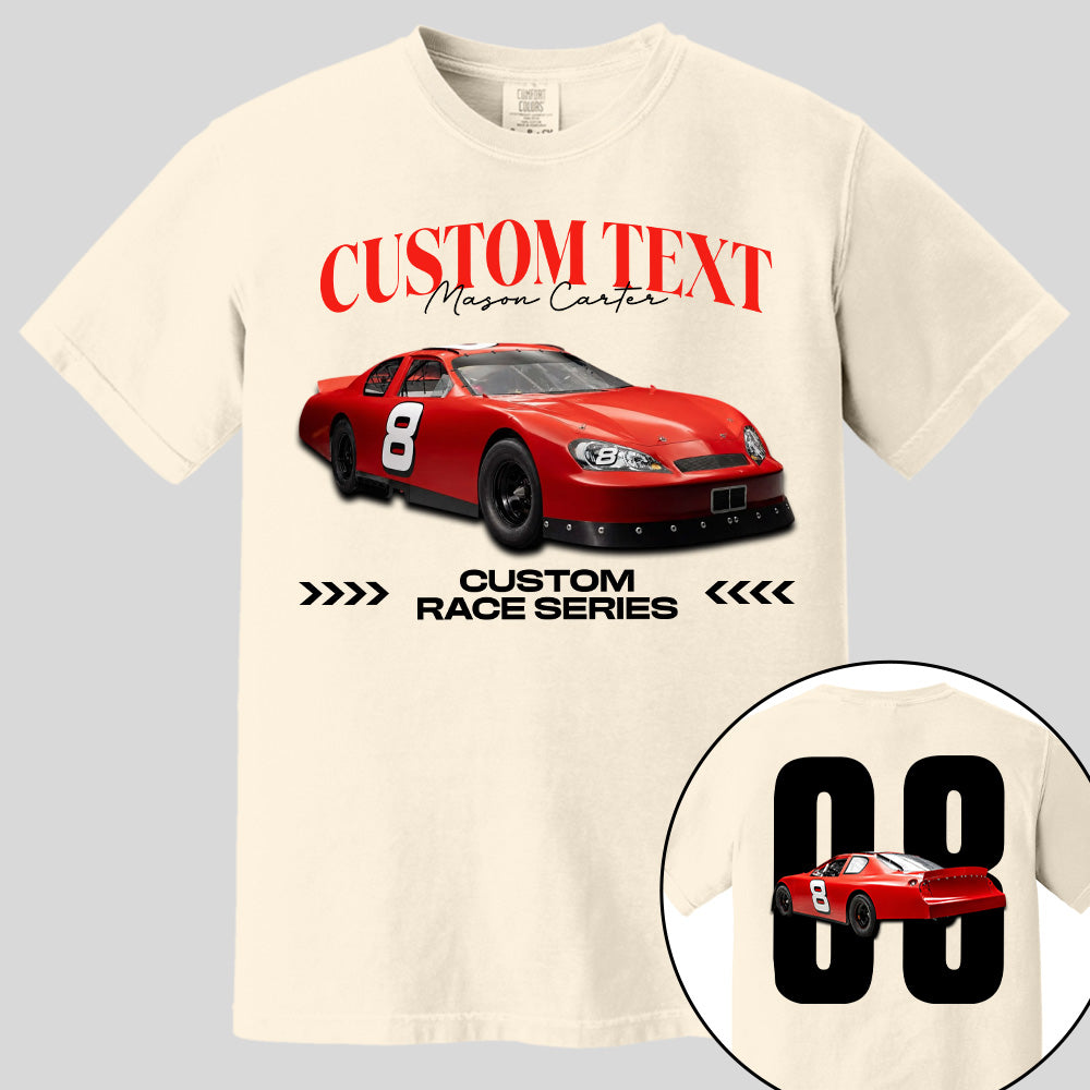 Custom Photo Race Car Shirt - Personalized Shirt For Racing Fan A2110 Pt99