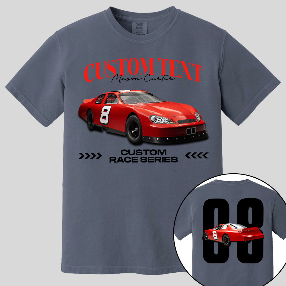 Custom Photo Race Car Shirt - Personalized Shirt For Racing Fan A2110 Pt99
