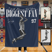 I'll Always Be Your Biggest Fan - Retro Bootleg Blanket For Basketball Players A2110