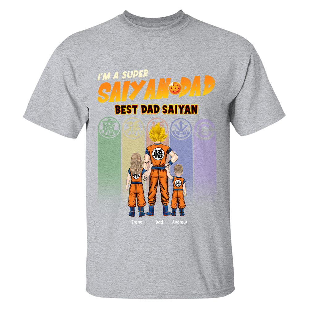 Personalized I’m A Super Saiyan Dad Best Dad Saiyan Shirt, Gift For  Father's Day L0411 TH23