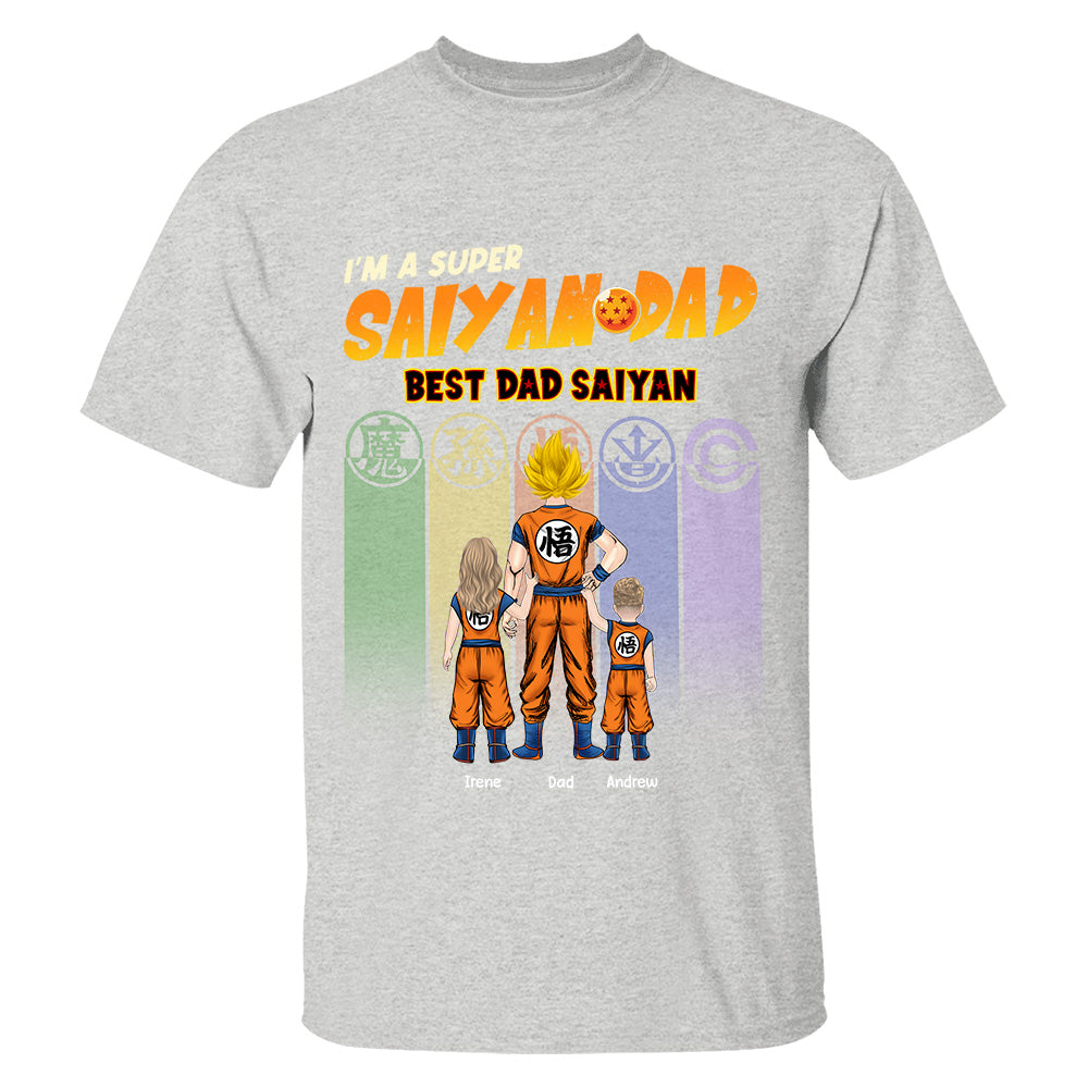Personalized I’m A Super Saiyan Dad Best Dad Saiyan Shirt, Gift For  Father's Day L0411 TH23