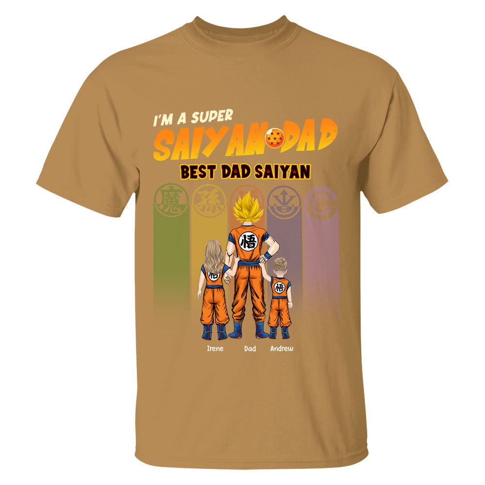 Personalized I’m A Super Saiyan Dad Best Dad Saiyan Shirt, Gift For  Father's Day L0411 TH23