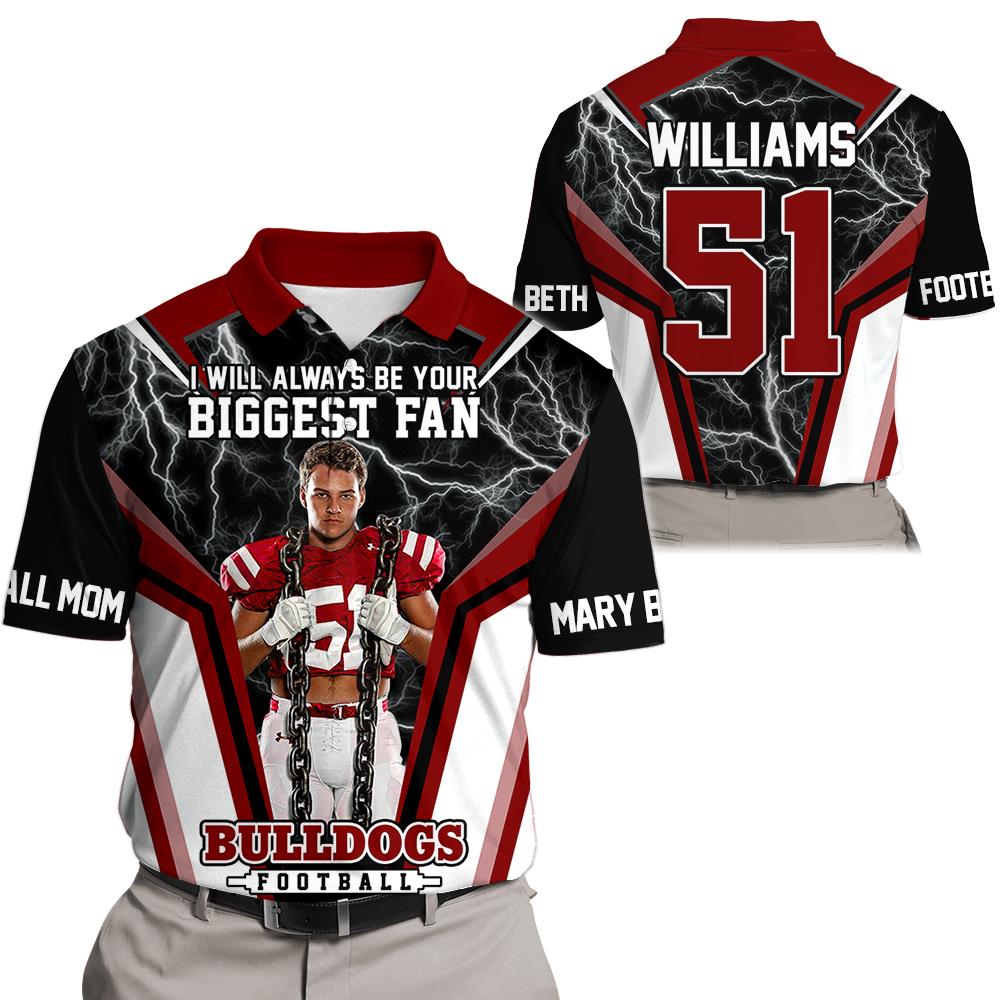 I Will Always Be Your Biggest Fan Vr3 Personalized All Over Print Shirt For Football Mom Grandma Sport Family H2511 Trna