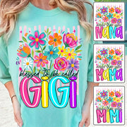 Striped Wildflowers Gigi, Personalized Trendy Ditsy Floral Gigi Shirt, Preppy Gigi Nana Mimi Motherhood, Gift For Grandma For Mom, Best Gift For Mother's Day MI209 VH01
