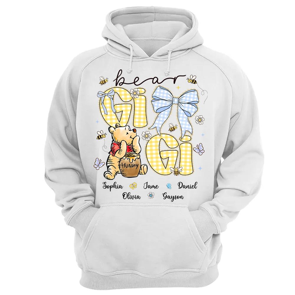 Mama Bear, Personalized Mama Bear Shirt With Bee Kids Name, Best Gift For Mom, Gift For Grandma, Gift For Mother's Day MI209 Hv01