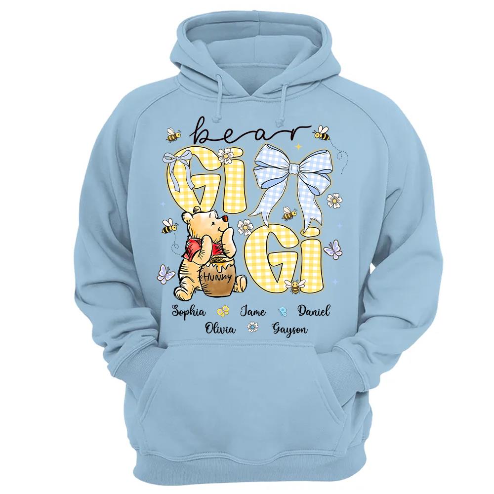 Mama Bear, Personalized Mama Bear Shirt With Bee Kids Name, Best Gift For Mom, Gift For Grandma, Gift For Mother's Day MI209 Hv01