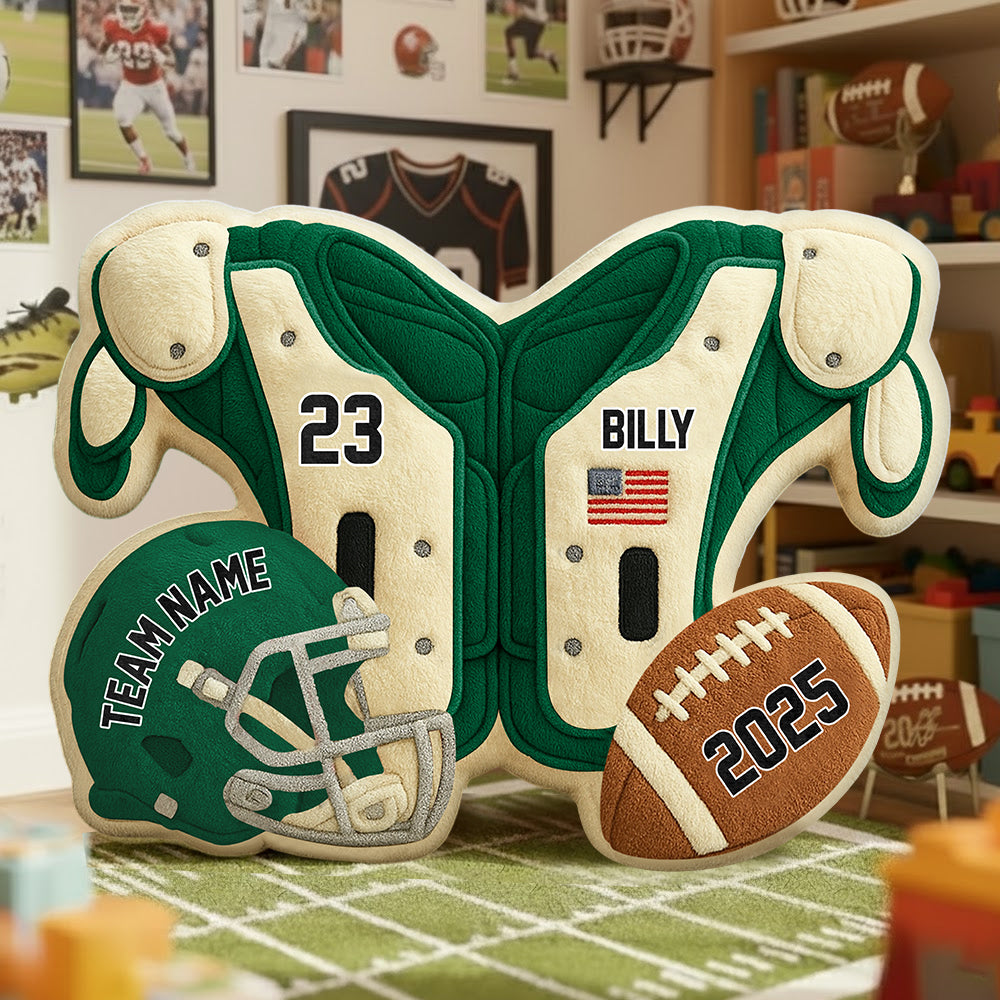 Custom Game Day Jersey Pillow – Personalized Gift For Football Lovers & Players NA04 Li29