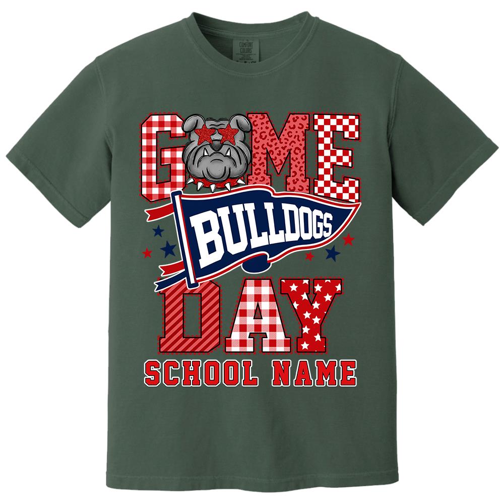 Custom School Mascot Game Day Shirt , School Spirit L0411 Hv01