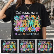 Custom God Made Me A Mama With Names, Mother's Day, Gift For Mom L0411 VH01