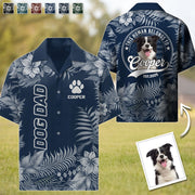 This Human Belongs To, Custom Photo Dog Short Sleeve Silk Shirt, Gift For Dog Lover T1807 Pt99