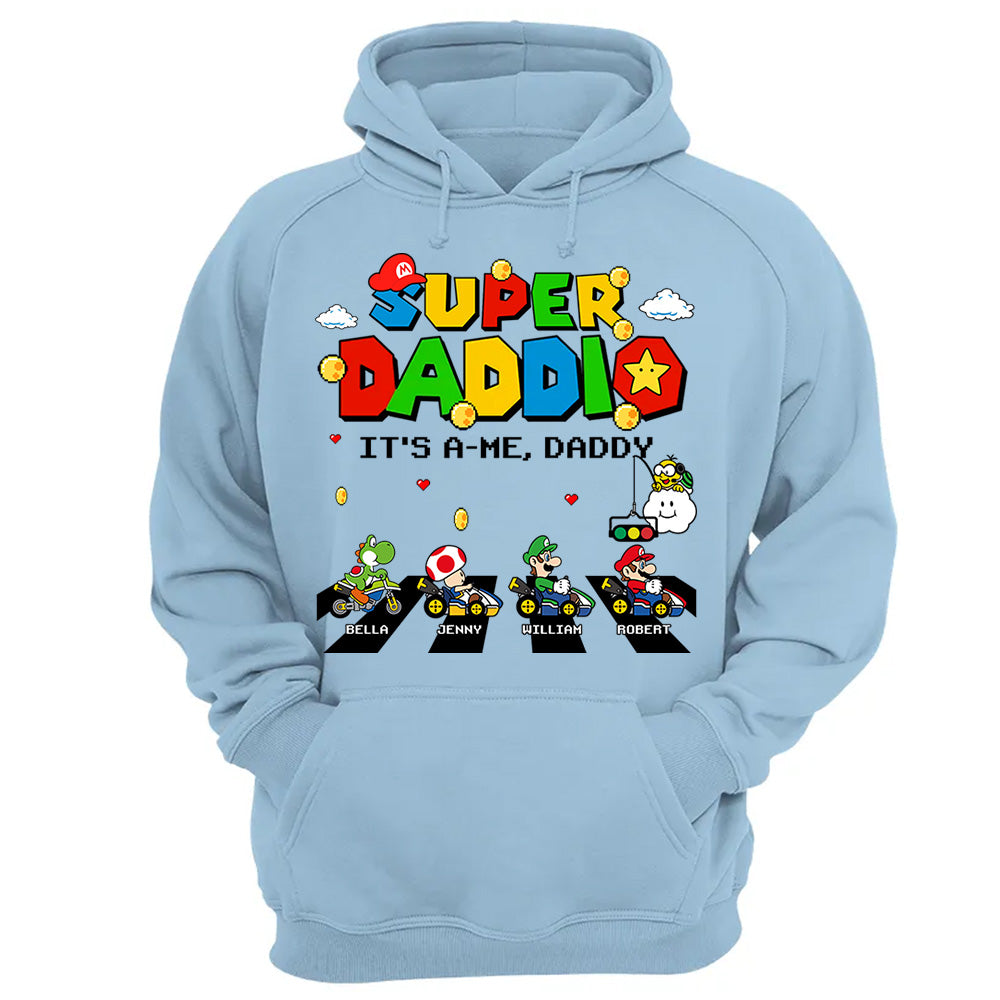 Super Daddio It's A Me Daddy Personalized Shirt Gifts For Dad VH01