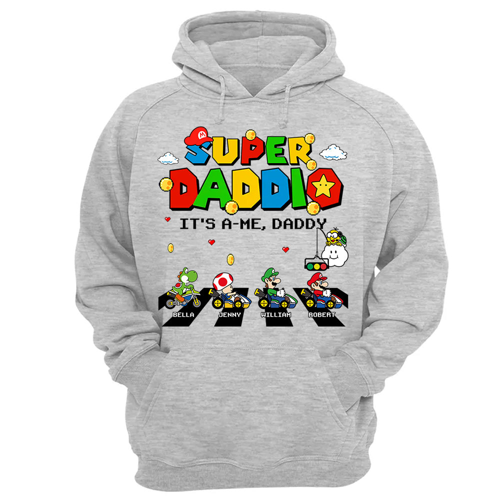 Super Daddio It's A Me Daddy Personalized Shirt Gifts For Dad VH01