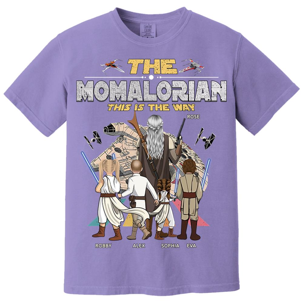 The Momalorian This Is The Way - Personalized Shirt - Gift For Mom, Mother's Day T1807 Nh00
