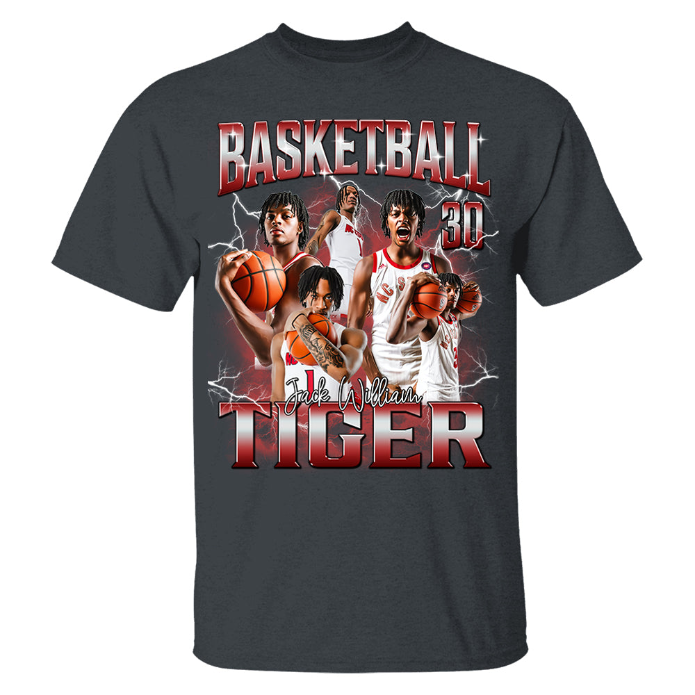 Personalized Basketball Game Day Shirt - Custom Photo And Team Name A2110 Pt99