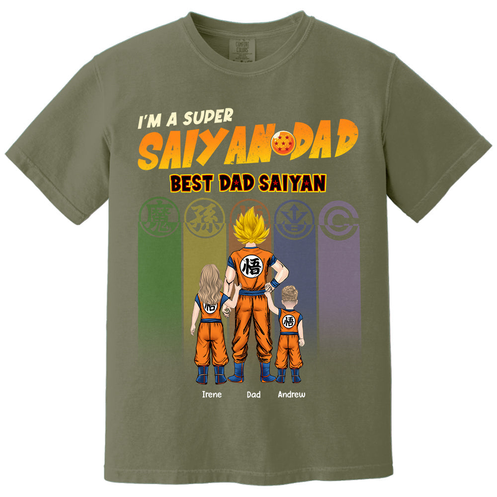 Personalized I’m A Super Saiyan Dad Best Dad Saiyan Shirt, Gift For  Father's Day L0411 TH23