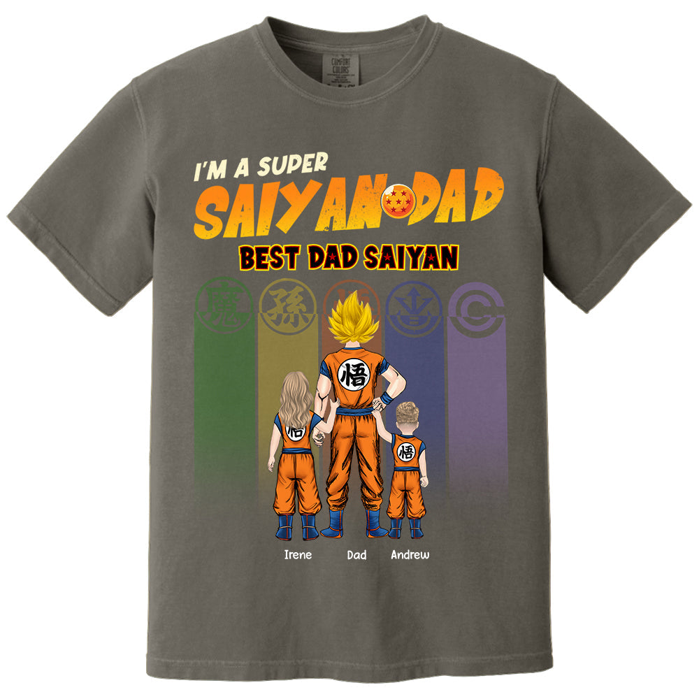 Personalized I’m A Super Saiyan Dad Best Dad Saiyan Shirt, Gift For  Father's Day L0411 TH23
