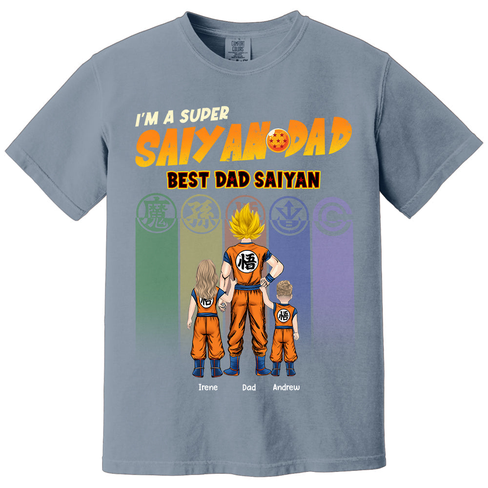 Personalized I’m A Super Saiyan Dad Best Dad Saiyan Shirt, Gift For  Father's Day L0411 TH23