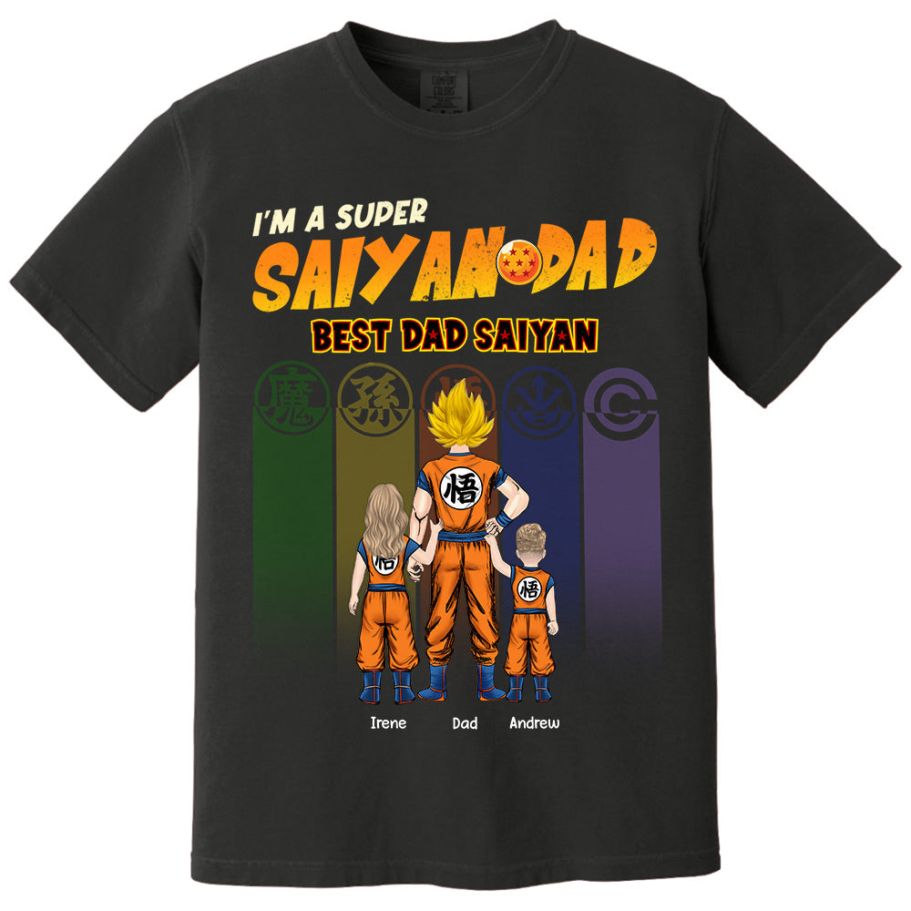 Personalized I’m A Super Saiyan Dad Best Dad Saiyan Shirt, Gift For  Father's Day L0411 TH23