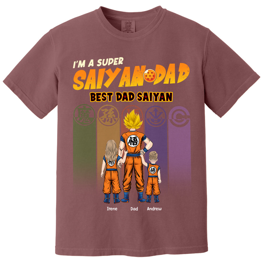 Personalized I’m A Super Saiyan Dad Best Dad Saiyan Shirt, Gift For  Father's Day L0411 TH23