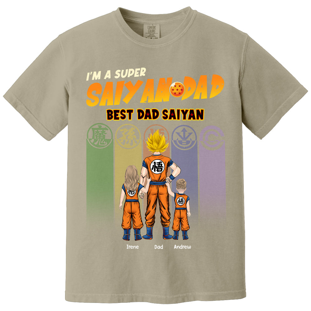 Personalized I’m A Super Saiyan Dad Best Dad Saiyan Shirt, Gift For  Father's Day L0411 TH23