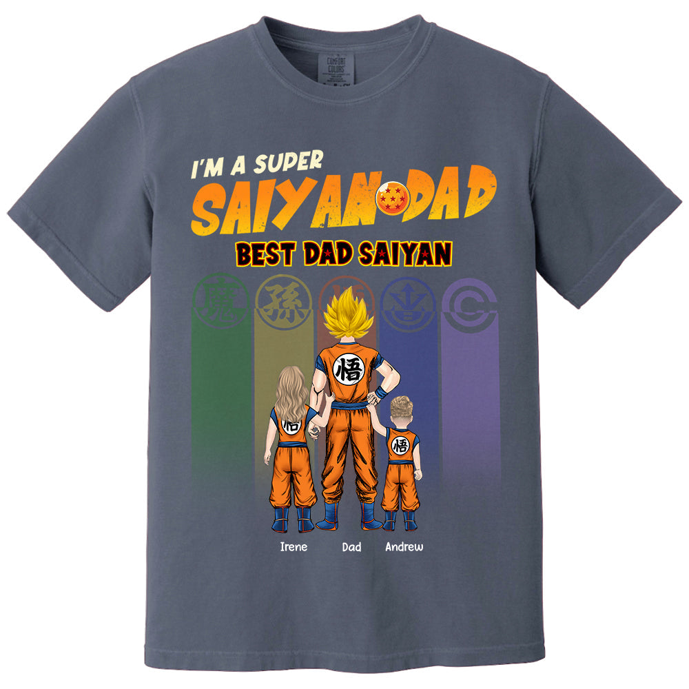 Personalized I’m A Super Saiyan Dad Best Dad Saiyan Shirt, Gift For  Father's Day L0411 TH23