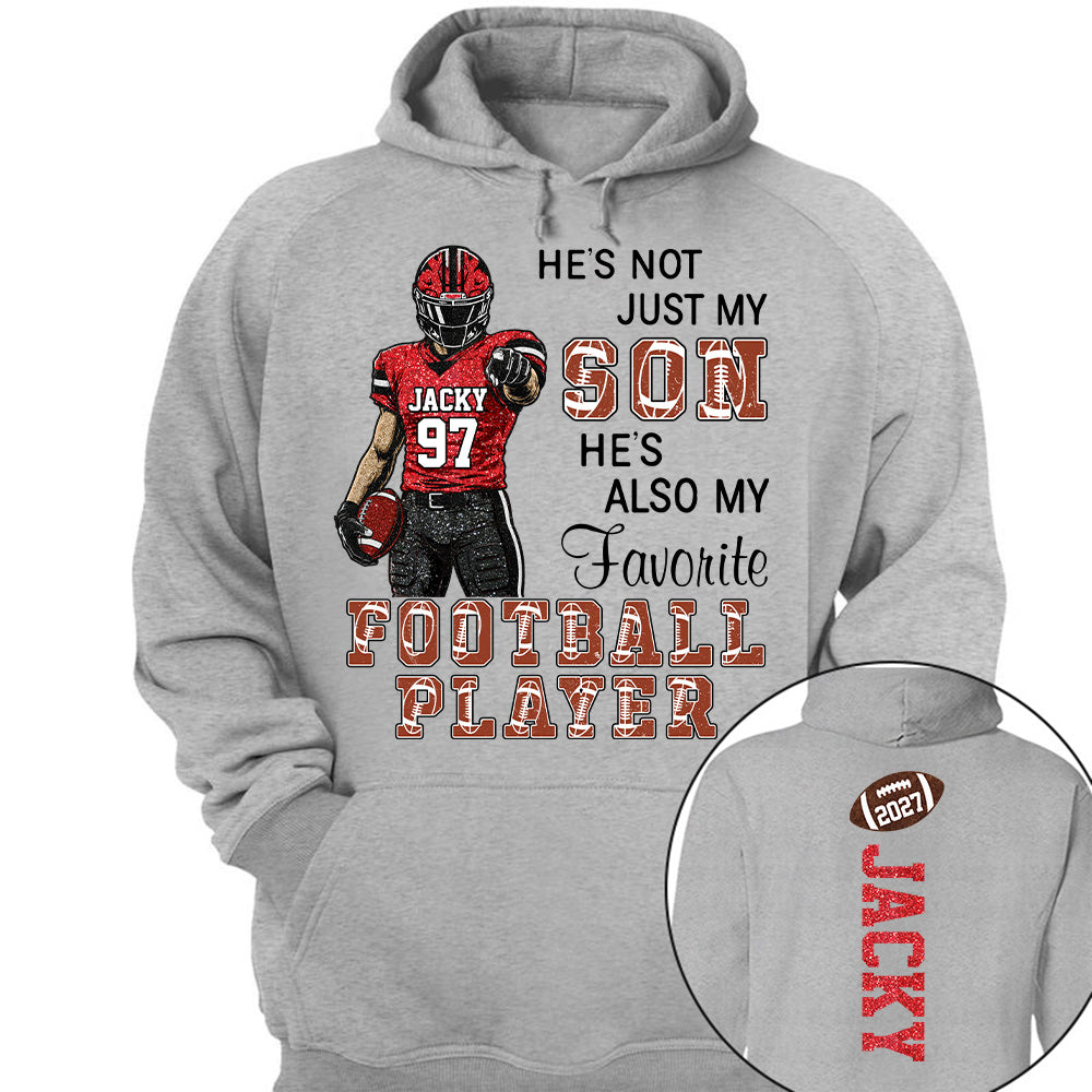 Custom Player Football Shirt, , Football Mom, High School L0411 T24
