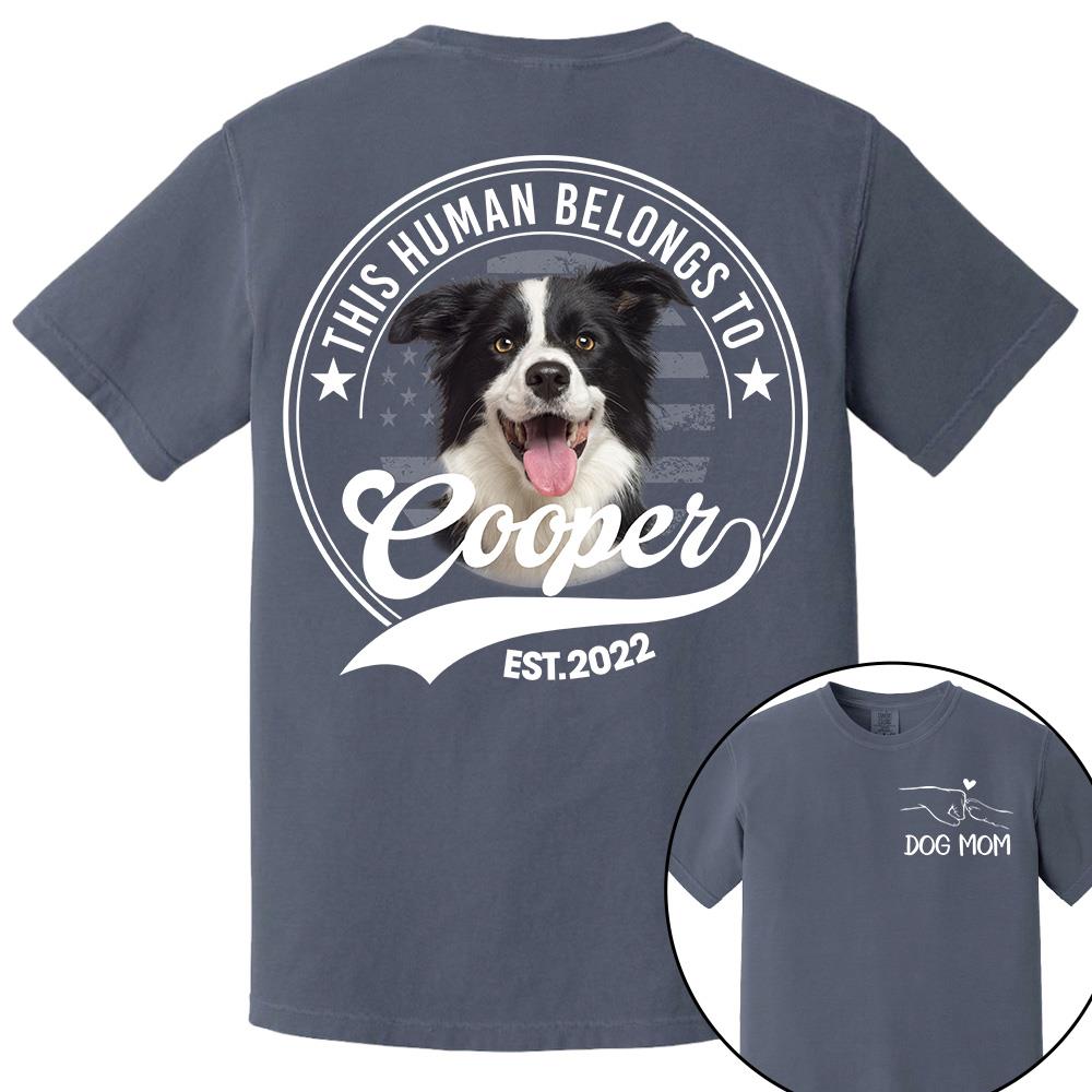 Personalized Dog Dad Mom Shirt, Custom Photo Dog, Gift For Dog Lover T1807