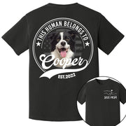 Personalized Dog Dad Mom Shirt, Custom Photo Dog, Gift For Dog Lover T1807