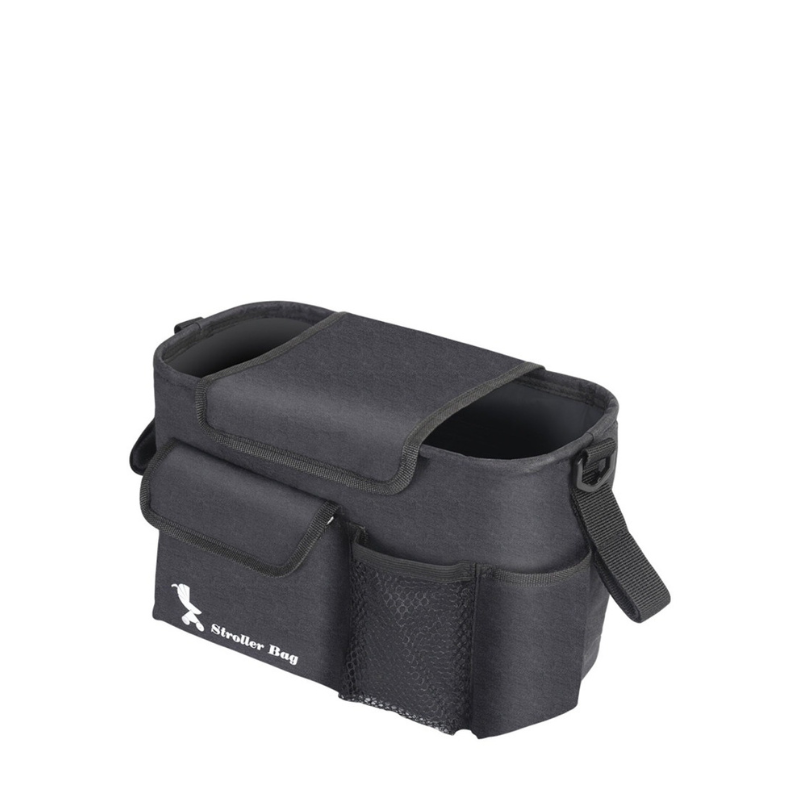 Nata Stroller Diaper Caddy in Black