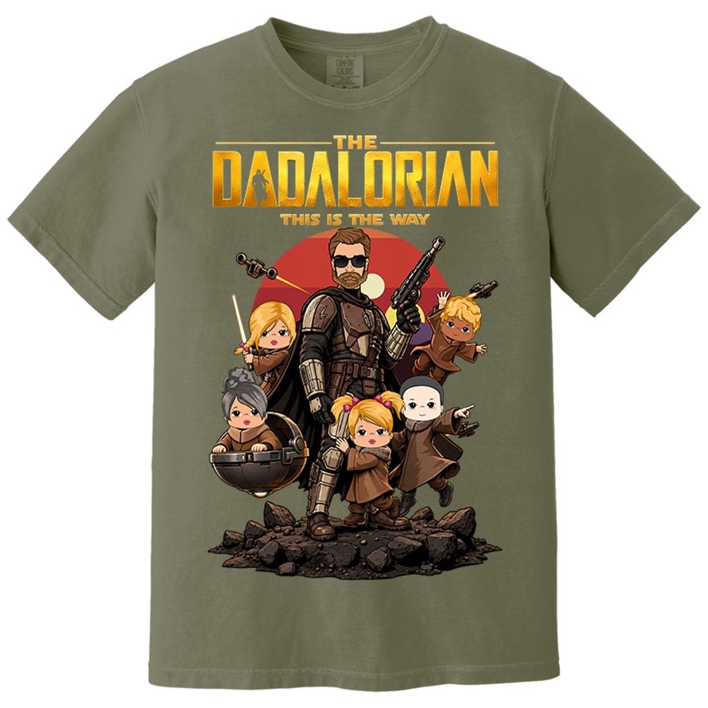 The Dadalorian This Is The Way Shirt Personalized Gift For Dad Nh00