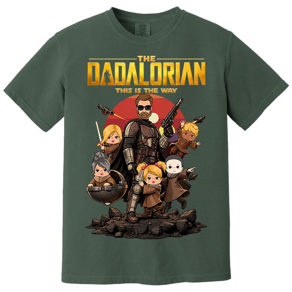 The Dadalorian This Is The Way Shirt Personalized Gift For Dad Nh00
