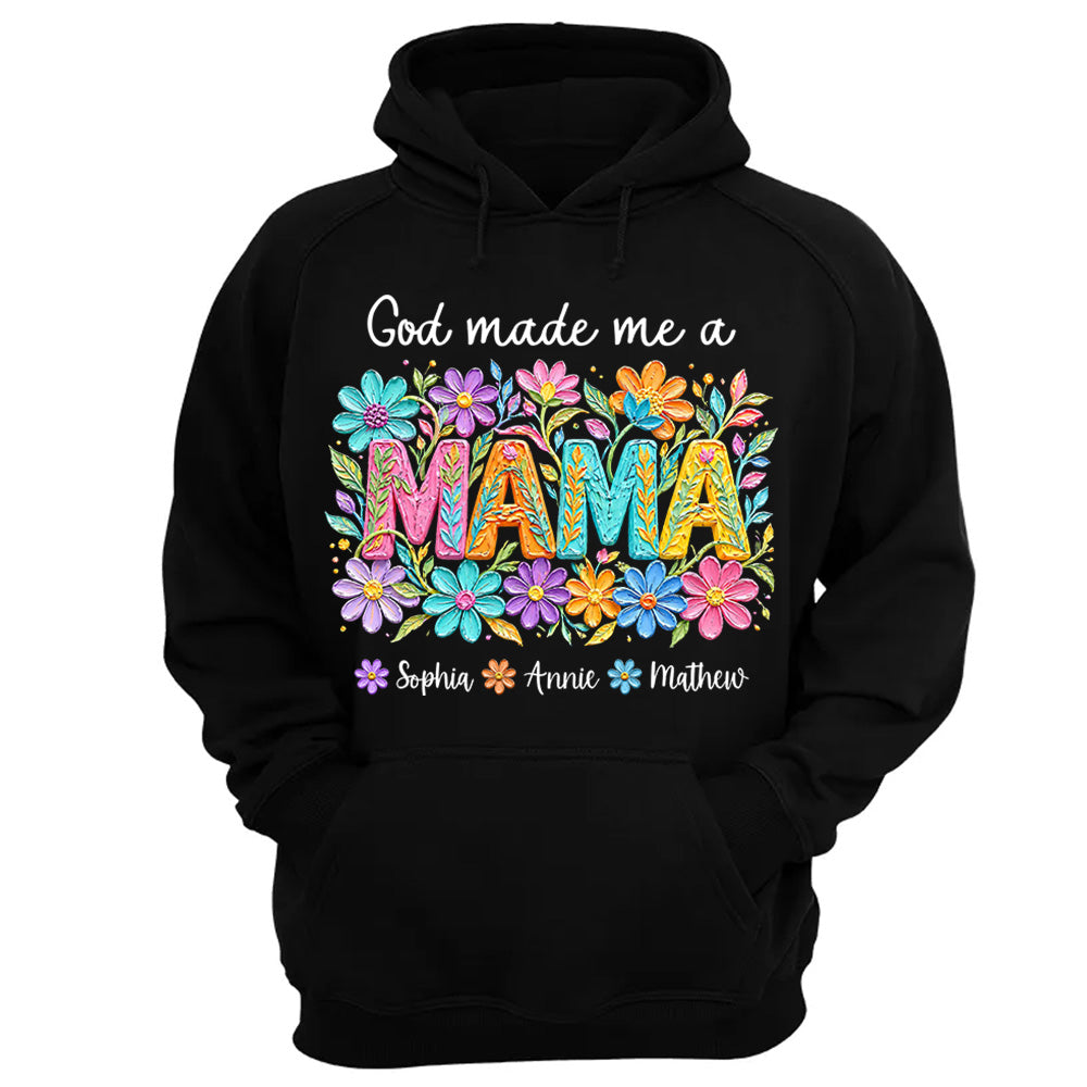 Custom God Made Me A Mama With Names, Mother's Day, Gift For Mom L0411 VH01