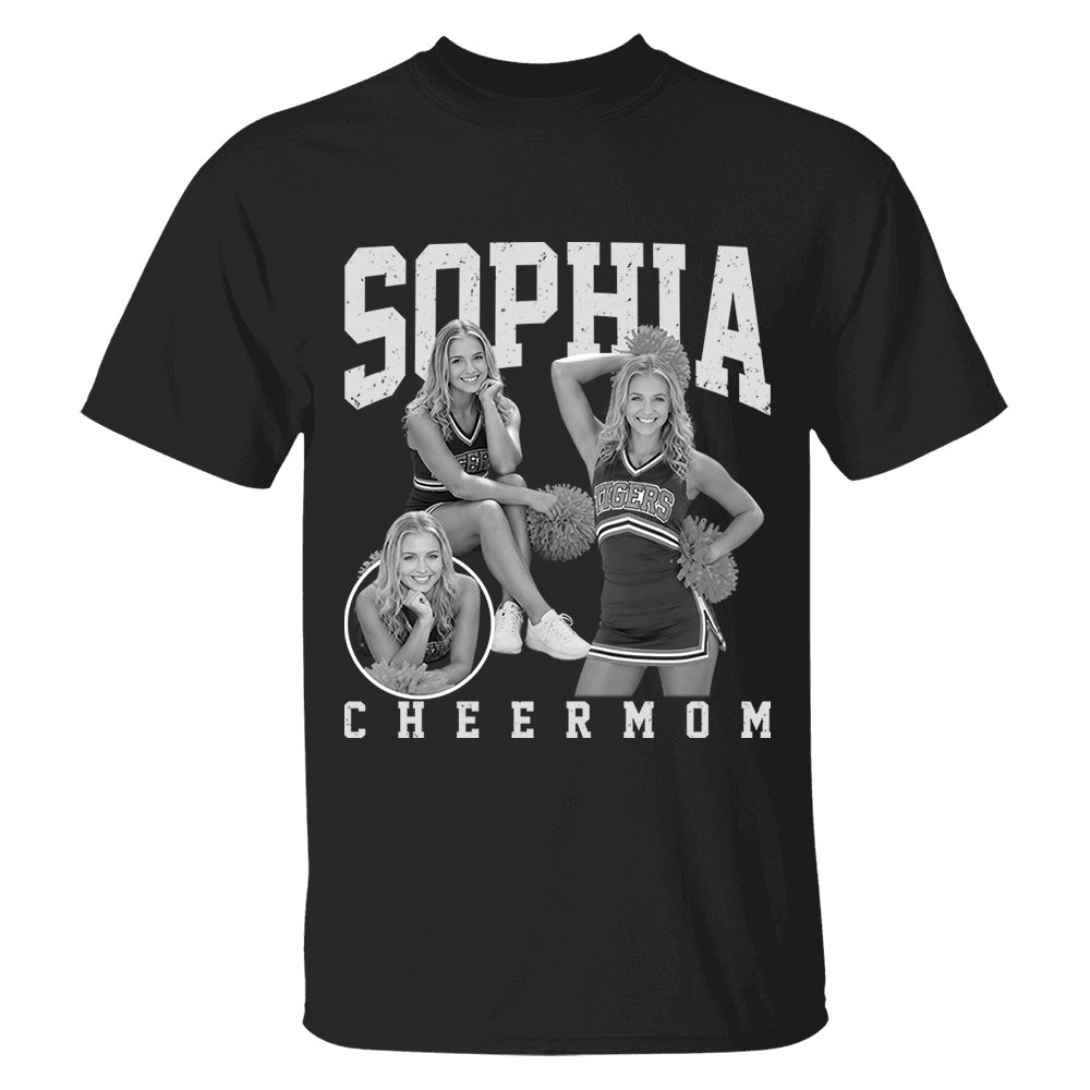 Cheerleading Lover - Personalized Vintage Washed Tee for Cheerleader Moms & Families Na02 VH01