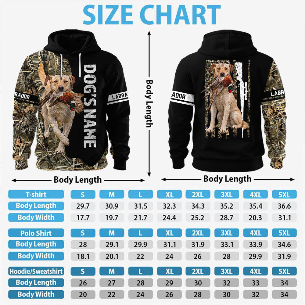 Custom Photo Hunting Dog Hoodie - Gift for Hunter A2110 Pt99