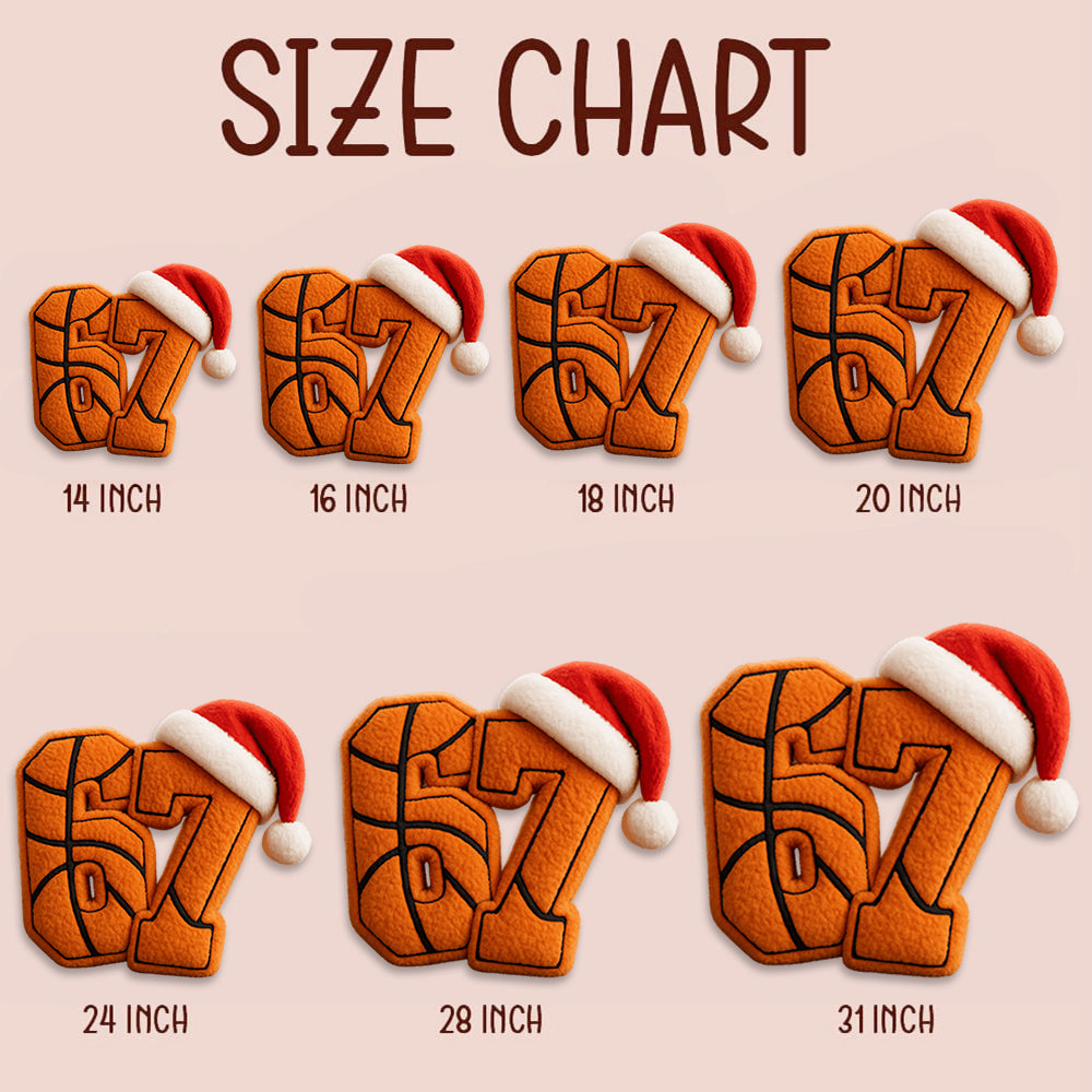 Custom 67 Six Seven Slang Meme For Sport Lovers Kids Teenagers - Personalized Ugly Plush Pillow Li29