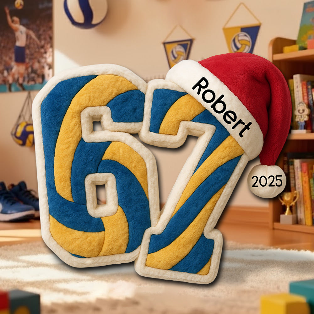 Custom 67 Six Seven Slang Meme For Sport Lovers Kids Teenagers - Personalized Ugly Plush Pillow Li29