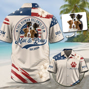 This Human Belong To, Personalized Hawaiian Shirt, Custom Photo Dog Gift For Dog Lovers T1807 TH23