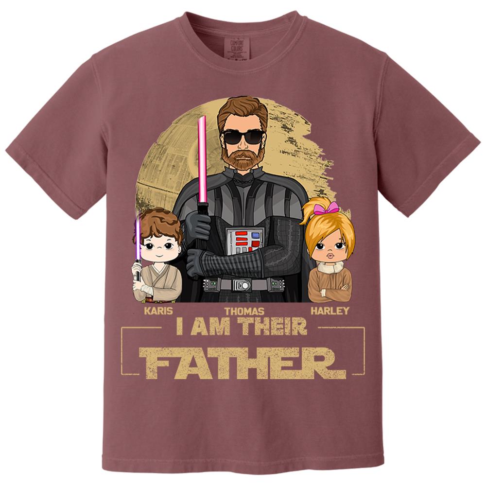 I Am Their Father Custom Shirt For Dad, Father Day Gifts for Dad Funny Dad Tshirt Cool Daddy Nh00