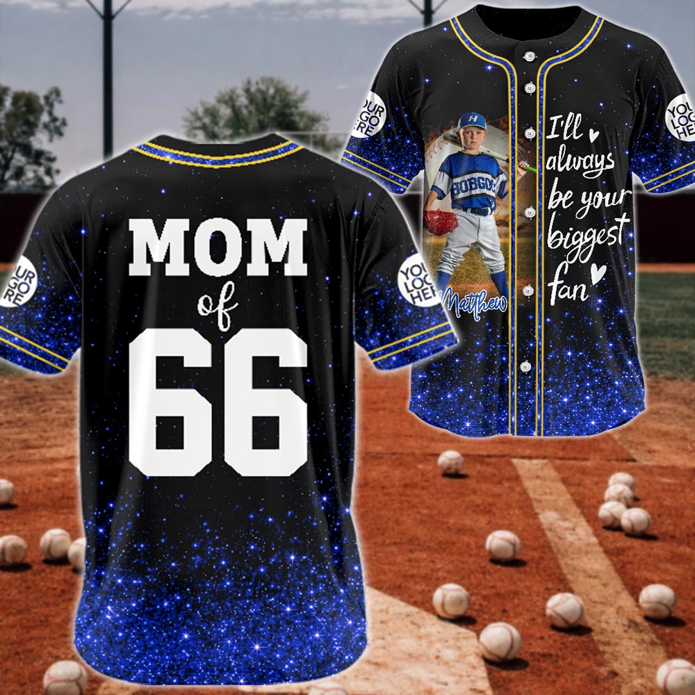 Custom Photo Baseball Jersey Shirt - Gift For Baseball Lovers T1807 Pt99
