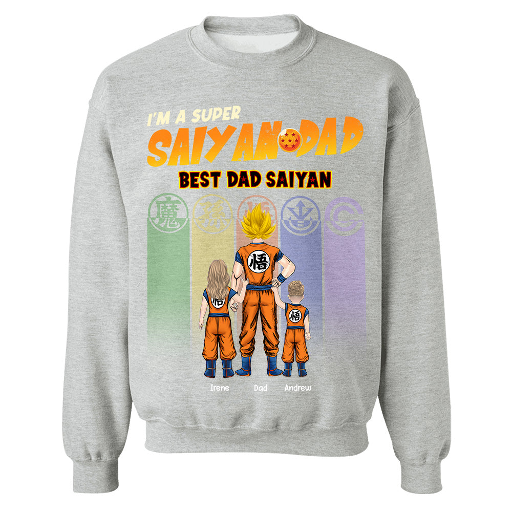 Personalized I’m A Super Saiyan Dad Best Dad Saiyan Shirt, Gift For  Father's Day L0411 TH23