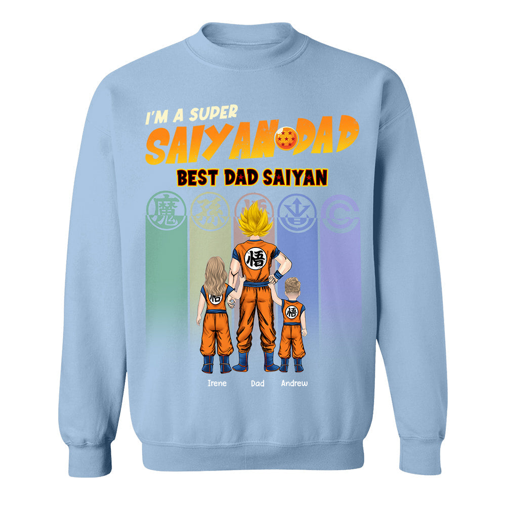 Personalized I’m A Super Saiyan Dad Best Dad Saiyan Shirt, Gift For  Father's Day L0411 TH23
