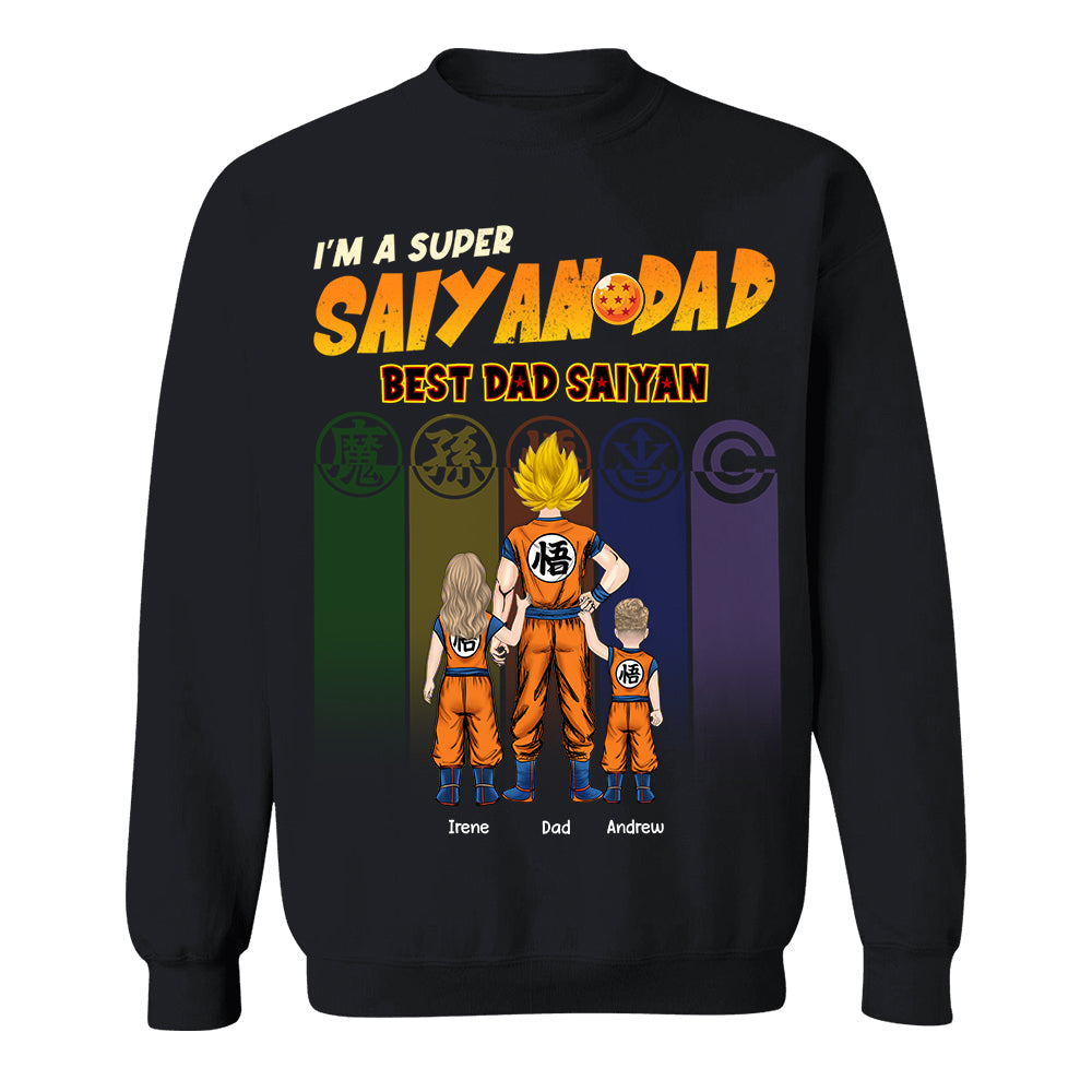 Personalized I’m A Super Saiyan Dad Best Dad Saiyan Shirt, Gift For  Father's Day L0411 TH23