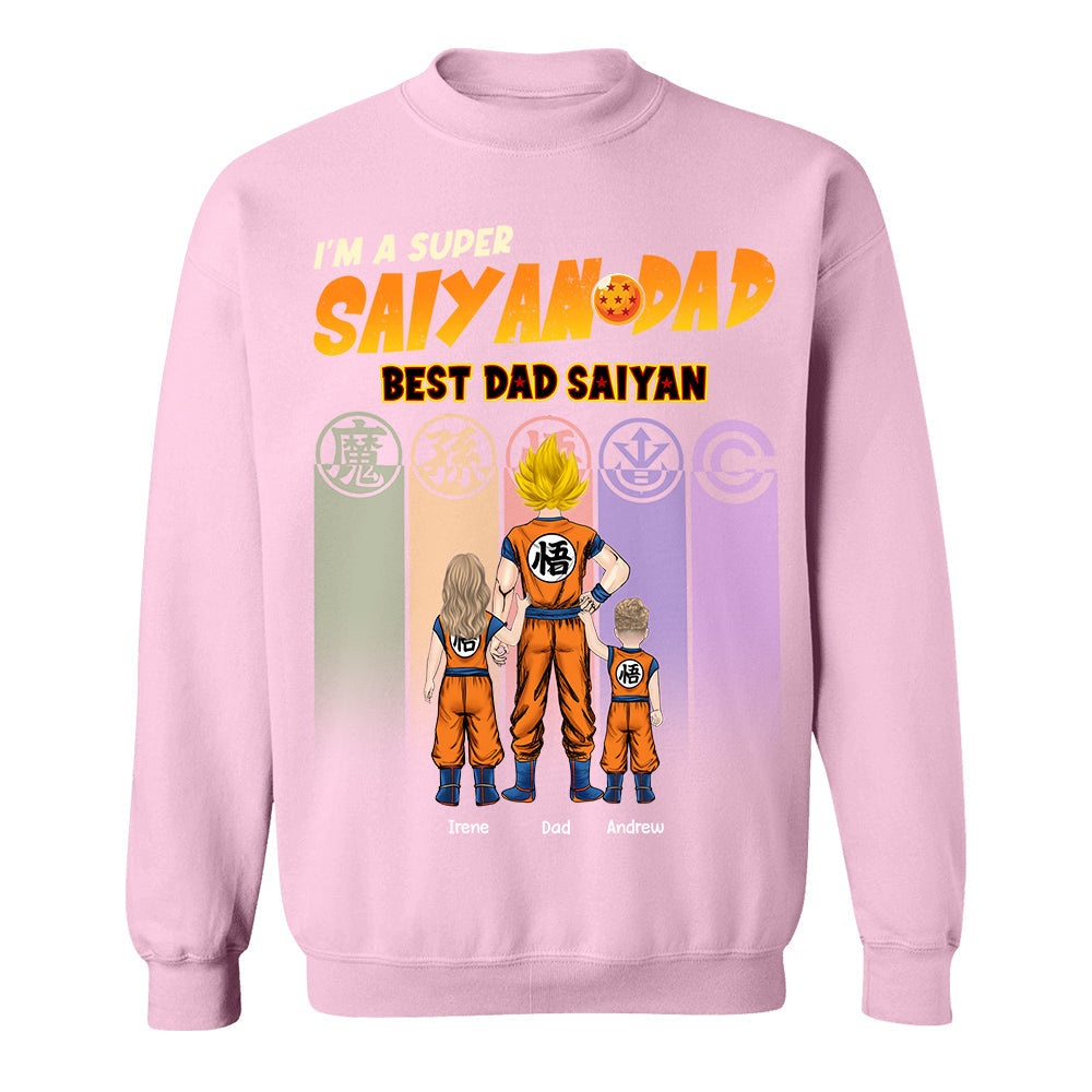 Personalized I’m A Super Saiyan Dad Best Dad Saiyan Shirt, Gift For  Father's Day L0411 TH23
