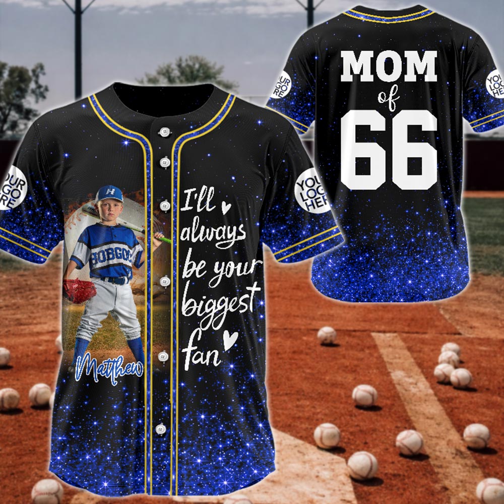 Custom Photo Baseball Jersey Shirt - Gift For Baseball Lovers T1807 Pt99